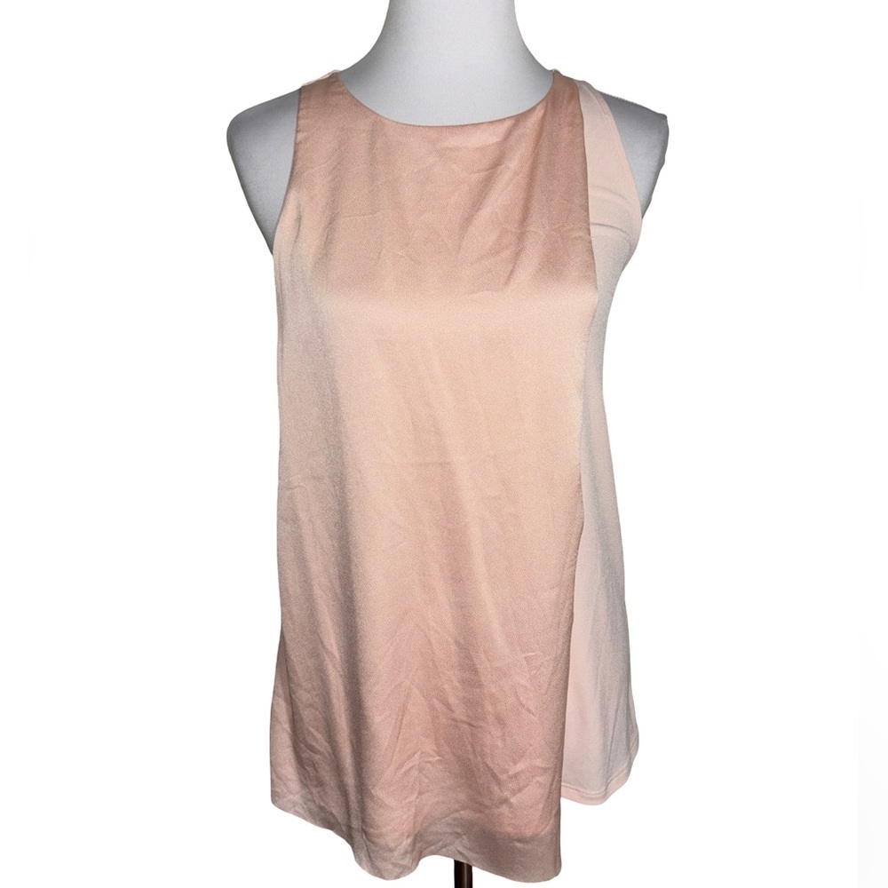 Banana Republic Peach Sleeveless Blouse